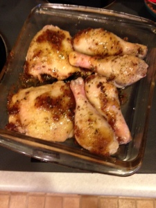 Pre-oven chicken